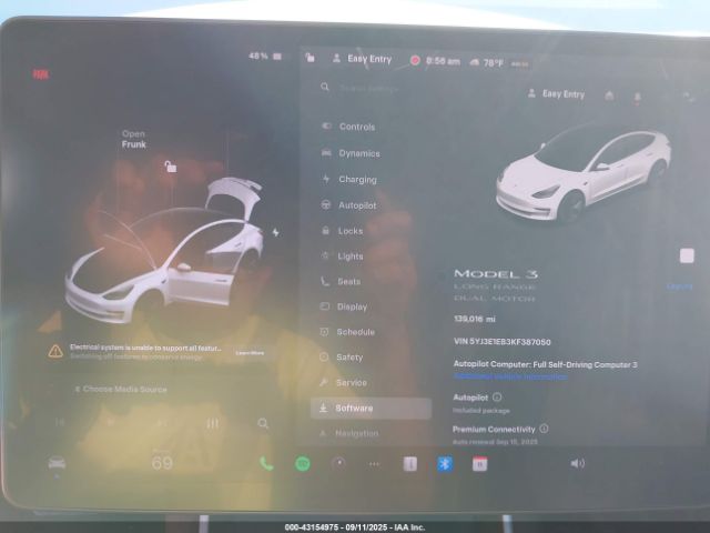2019 TESLA MODEL 3 5YJ3E1EB3KF387050 Photo 6