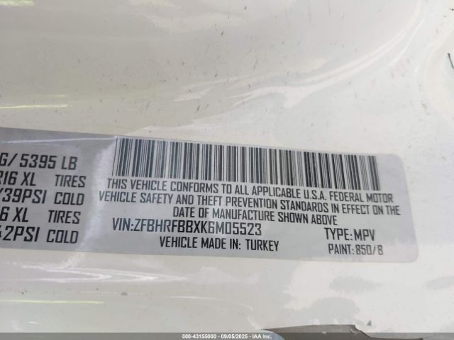 2019 RAM PROMASTER CITY ZFBHRFBBXK6M05523 Photo 8