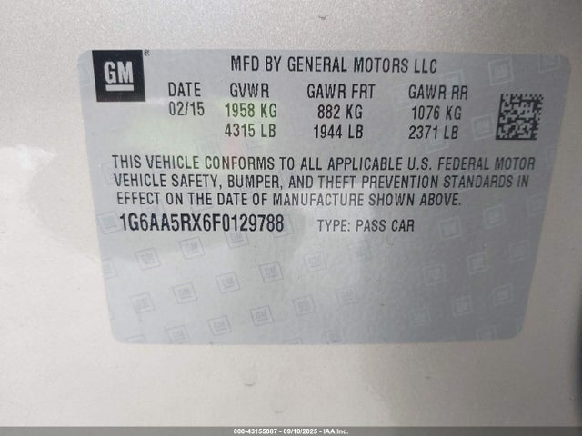 2015 CADILLAC ATS 1G6AA5RX6F0129788 Photo 8