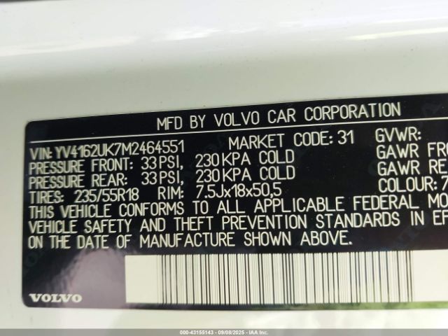 2021 VOLVO XC40 YV4162UK7M2464551 Photo 8