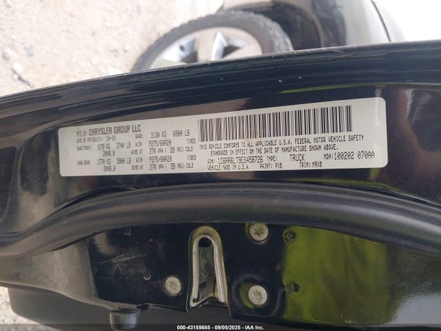 RAM 1500 2014 1C6RR6LT9ES458726 Image 9