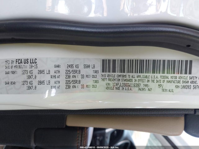 1C4PJLDS6GW116397 Jeep Cherokee