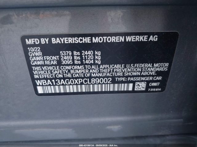 2023 BMW 530E WBA13AG0XPCL89002 Photo 8