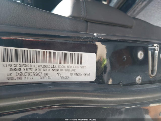 Dodge Durango 2019 1C4SDJCT1KC723057 Image 9