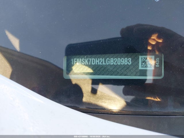 Auction sale of the 2020 Ford Explorer Xlt, vin: 1FMSK7DH2LGB20983, lot number: 43156966
