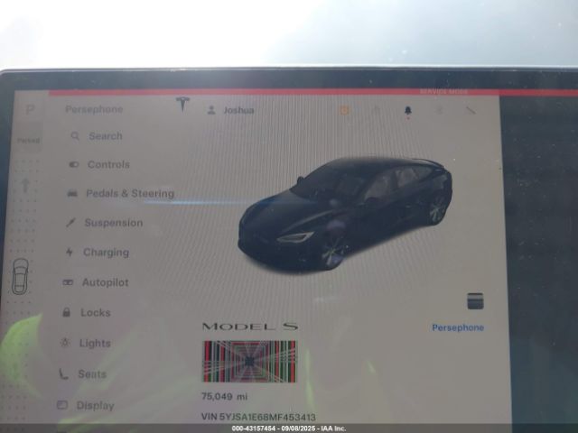 2021 TESLA MODEL S 5YJSA1E68MF453413 Photo 6