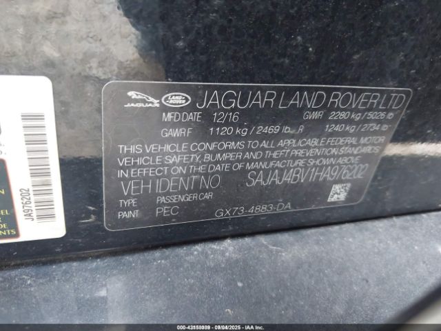 2017 JAGUAR XE SAJAJ4BV1HA976202 Photo 8