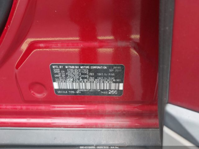 2018 MITSUBISHI OUTLANDER JA4AD3A37JZ011734 Photo 8