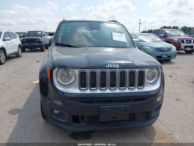 43158531 :رقم المزاد ، ZACCJADB9JPH85125 vin ، 2018 Jeep Renegade Limited Fwd مزاد بيع
