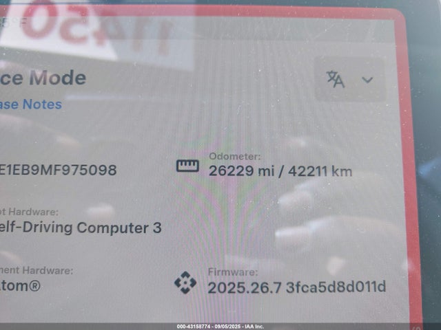 5YJ3E1EB9MF975098 Tesla 2021