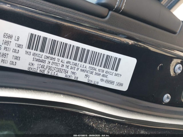 1C4RJFBG1FC652764 Jeep Grand Cherokee