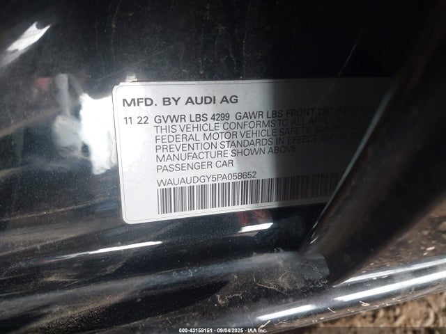 2023 AUDI A3 WAUAUDGY5PA058652 Photo 8