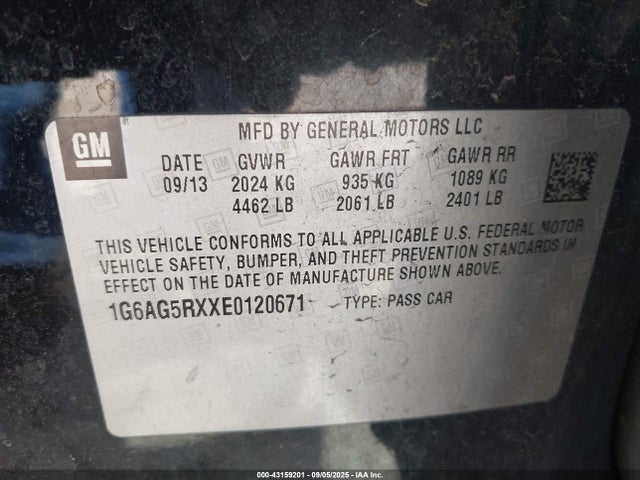 2014 CADILLAC ATS 1G6AG5RXXE0120671 Photo 8