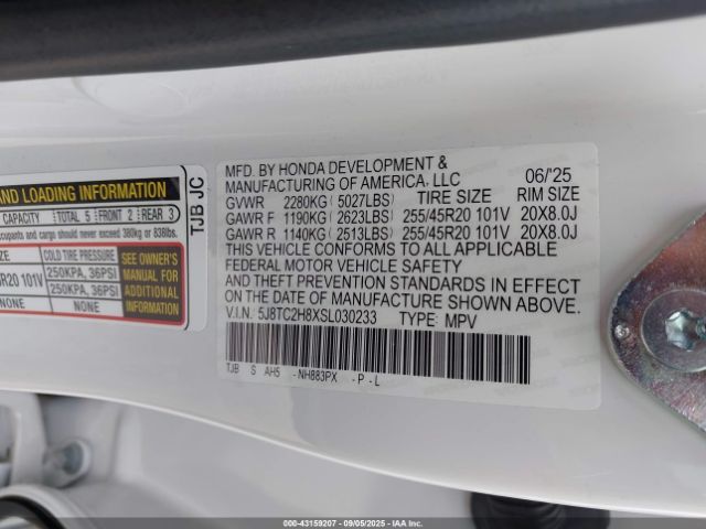 2025 ACURA RDX 5J8TC2H8XSL030233 Photo 8