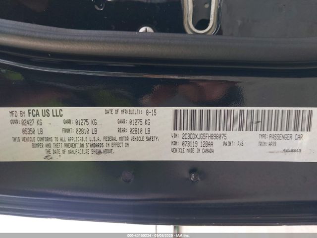 2015 DODGE CHARGER 2C3CDXJG5FH898075 Photo 8