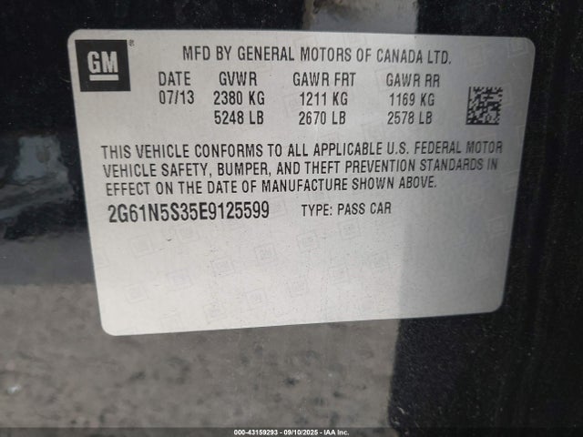 2014 CADILLAC XTS 2G61N5S35E9125599 Photo 8
