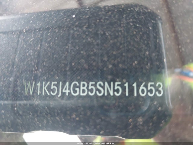 W1K5J4GB5SN511653 Mercedes-Benz m260