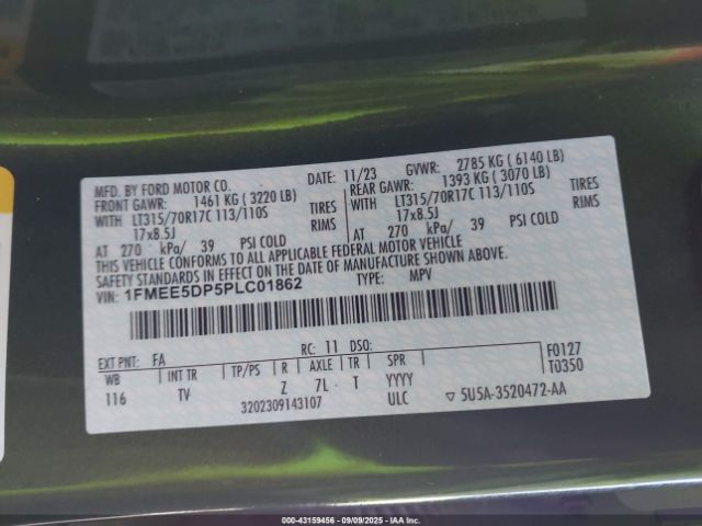 2023 FORD BRONCO 1FMEE5DP5PLC01862 Photo 8