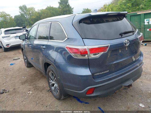 2016 TOYOTA HIGHLANDER 5TDJKRFH6GS233629 Photo 2