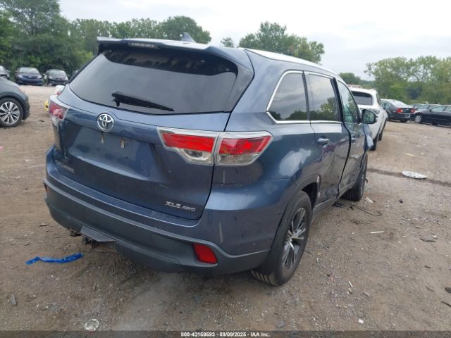 2016 TOYOTA HIGHLANDER 5TDJKRFH6GS233629 Photo 3