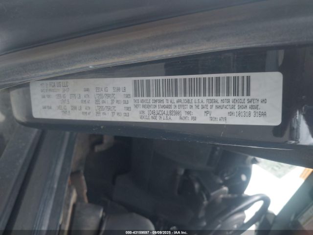 2018 JEEP WRANGLER JK 1C4BJWCG4JL823001 Photo 8