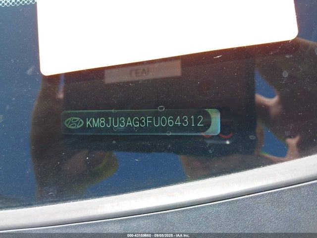 KM8JU3AG3FU064312 Hyundai dohc gdi theta ii