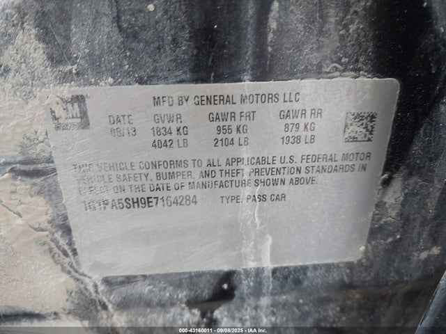 1G1PA5SH9E7164284 Chevrolet luw