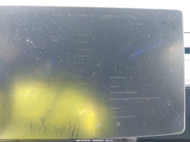 2025 TESLA MODEL Y 7SAYGDED6SF265501 Photo 6