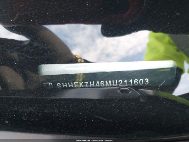 SHHFK7H46MU211603 Honda l15ba