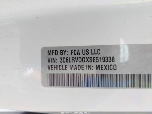 3C6LRVDGXSE519338 RAM 2025