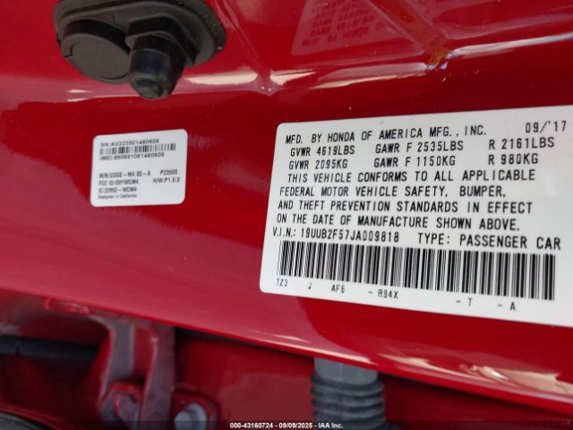 2018 ACURA TLX 19UUB2F57JA009818 Photo 8