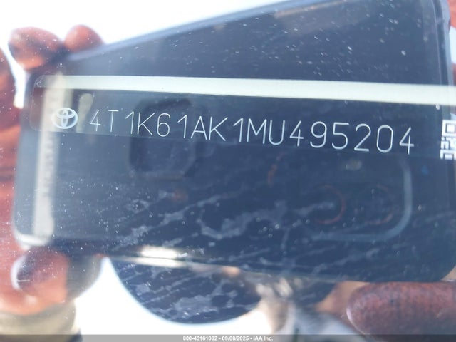 4T1K61AK1MU495204 Toyota a25a-fks