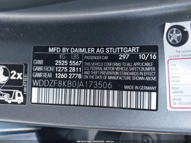2018 MERCEDES-BENZ AMG E 63 WDDZF8KB0JA173506 Photo 8