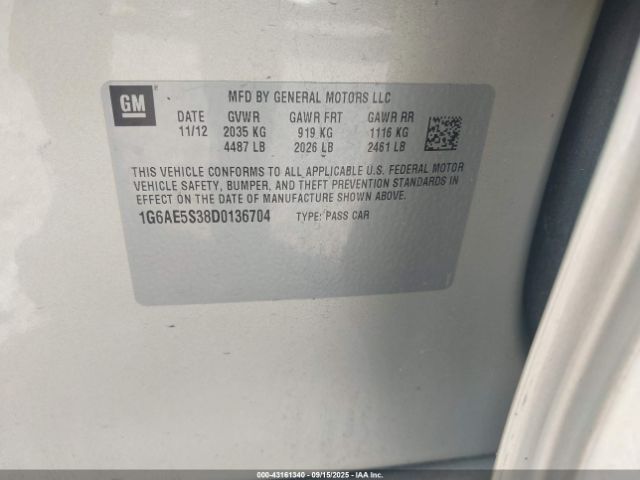 2013 CADILLAC ATS 1G6AE5S38D0136704 Photo 8