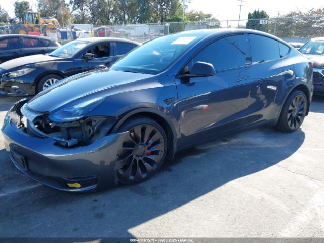 2022 TESLA MODEL Y 7SAYGDEF6NF337139 Photo 1