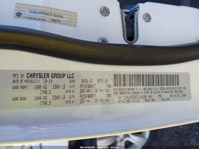 Jeep 2015 2015 1C4NJRFB5FD154298 Image 9