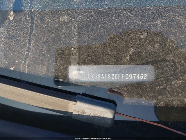 2015 TESLA MODEL S 5YJSA1S26FF097452 Photo 8