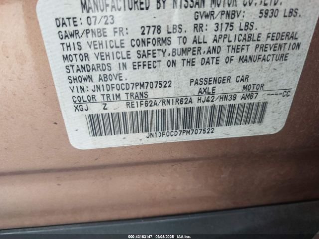 2023 NISSAN ARIYA JN1DF0CD7PM707522 Photo 8