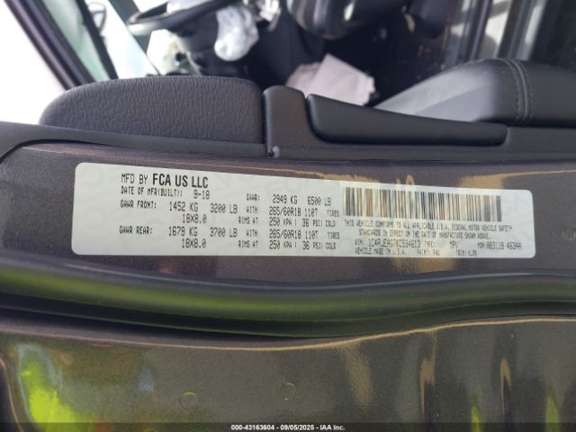 2019 JEEP GRAND CHEROKEE 1C4RJEAG7KC534613 Photo 8