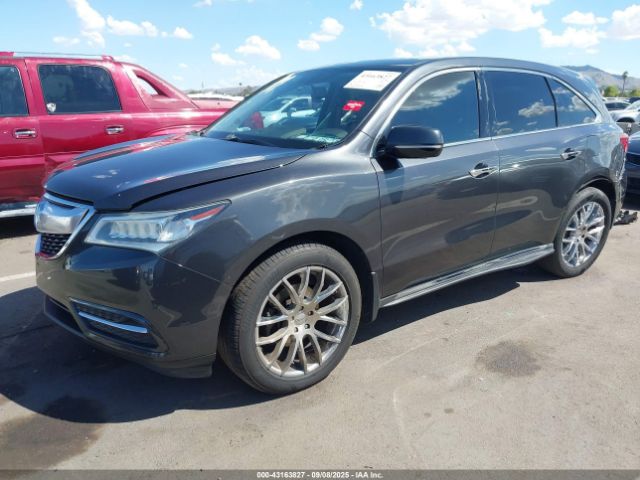 2014 ACURA MDX 5FRYD4H20EB039067 Photo 1