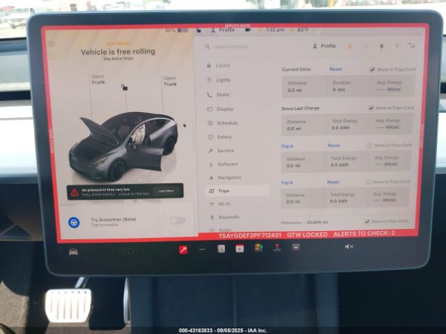 2023 TESLA MODEL Y 7SAYGDEF2PF712401 Photo 6
