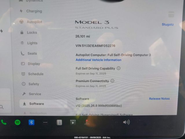 2021 TESLA MODEL 3 5YJ3E1EA6MF052276 Photo 6