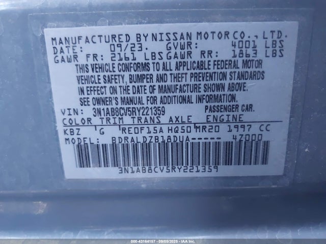 Nissan 2024 2024 3N1AB8CV5RY221359 Image 9