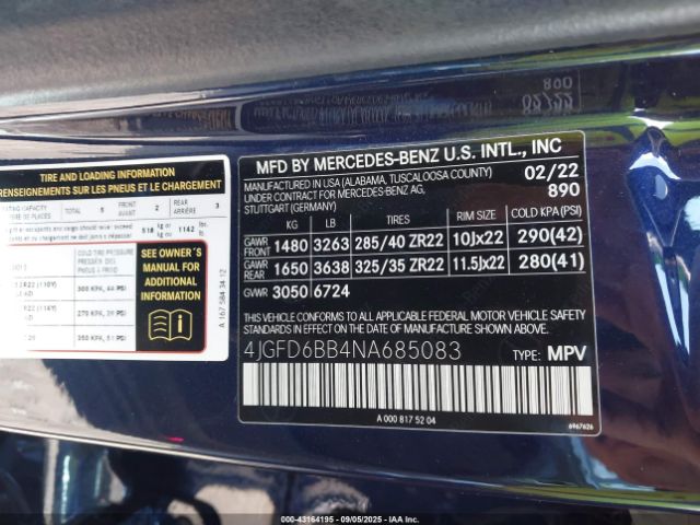 2022 MERCEDES-BENZ AMG GLE 53 COUPE 4JGFD6BB4NA685083 Photo 8