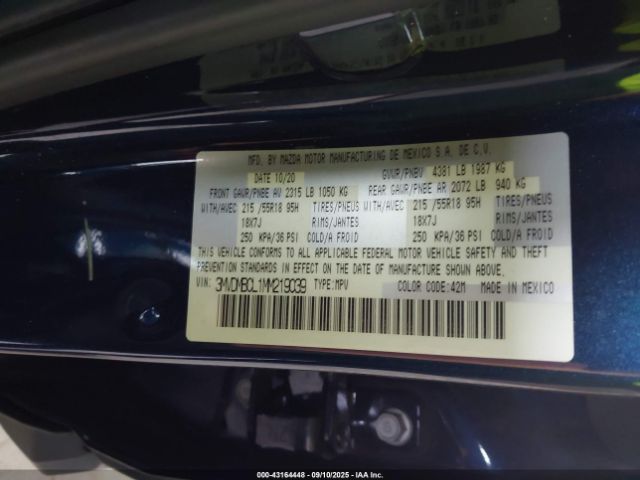 2021 MAZDA CX-30 3MVDMBCL1MM219039 Photo 8