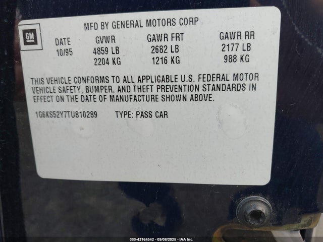 1996 CADILLAC SEVILLE 1G6KS52Y7TU810289 Photo 8