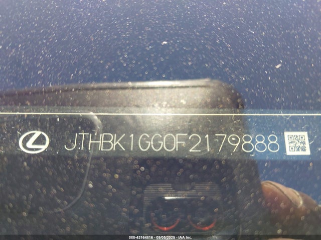 Lexus 2gr-fe 2015 JTHBK1GG0F2179888 Image 9