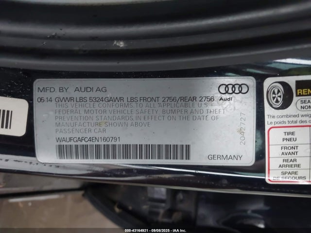 2014 AUDI A6 WAUFGAFC4EN160791 Photo 8
