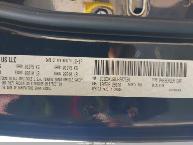 2018 DODGE CHARGER 2C3CDXJG8JH207520 Photo 8