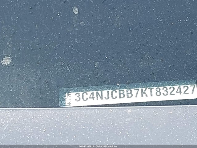 3C4NJCBB7KT832427 Jeep 2019